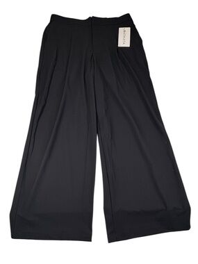 NWT Athleta Pinnacle Trouser Pants Women's Size 14 Black Activewear High Rise